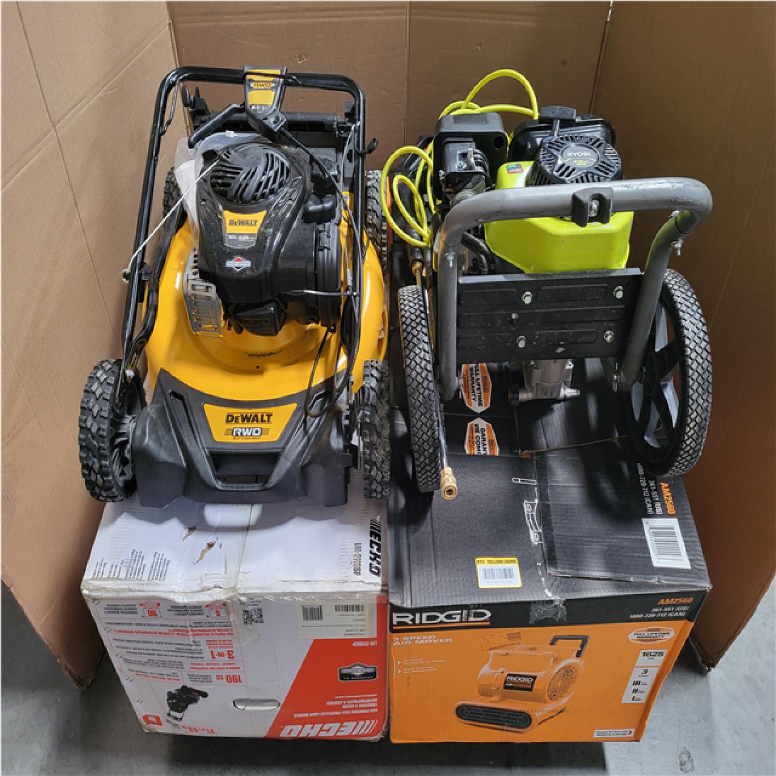 CALIFORNIA AS-IS OUTDOOR POWER EQUIPMENT