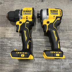 AS-IS DEWALT ATOMIC 20-Volt MAX Lithium-Ion Cordless Combo Kit