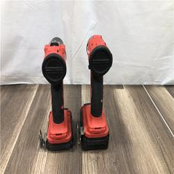 AS-IS Milwaukee 18-Volt Lithium-Ion Brushless Cordless Compact Hammer Drill/Impact Combo Kit