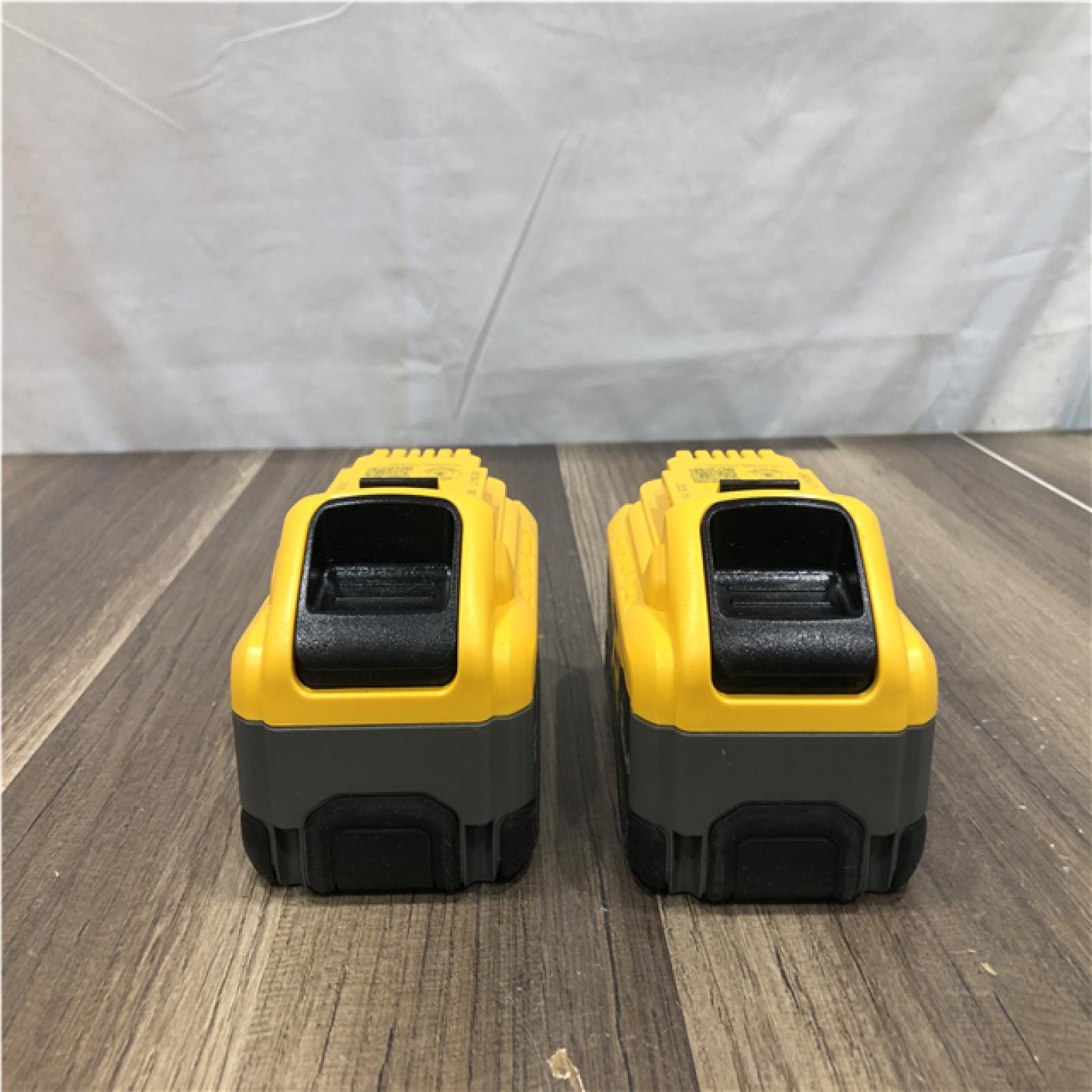 AS-IS DEWALT 20V MAX XR POWER-Pack Lithium-Ion 8.0Ah Battery (2-Pack)