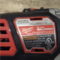 AS-IS Milwaukee 18V Lithium-Ion Cordless Drill Driver/Impact Driver Combo Kit