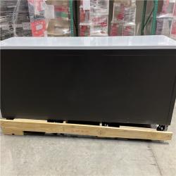 DALLAS LOCATION- Husky Tool Storage Heavy Duty 96 in. W x 24 in. D Matte Black Mobile Workbench Cabinet with Stainless Steel Top