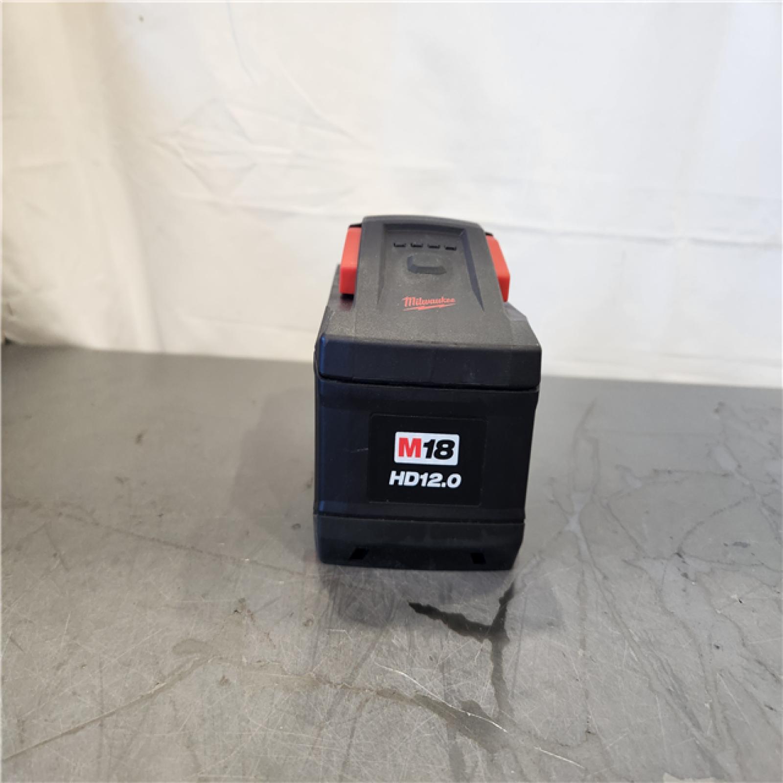 AS-IS- Milwaukee M18 Forge 48-11-1813 12 Ah Lithium-Ion Redlithium HD Battery 1 Pc