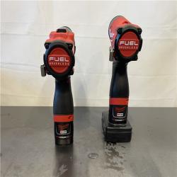 AS-IS- Milwaukee 12V Brushless Hammer Drill and Impact Driver Combo Kit