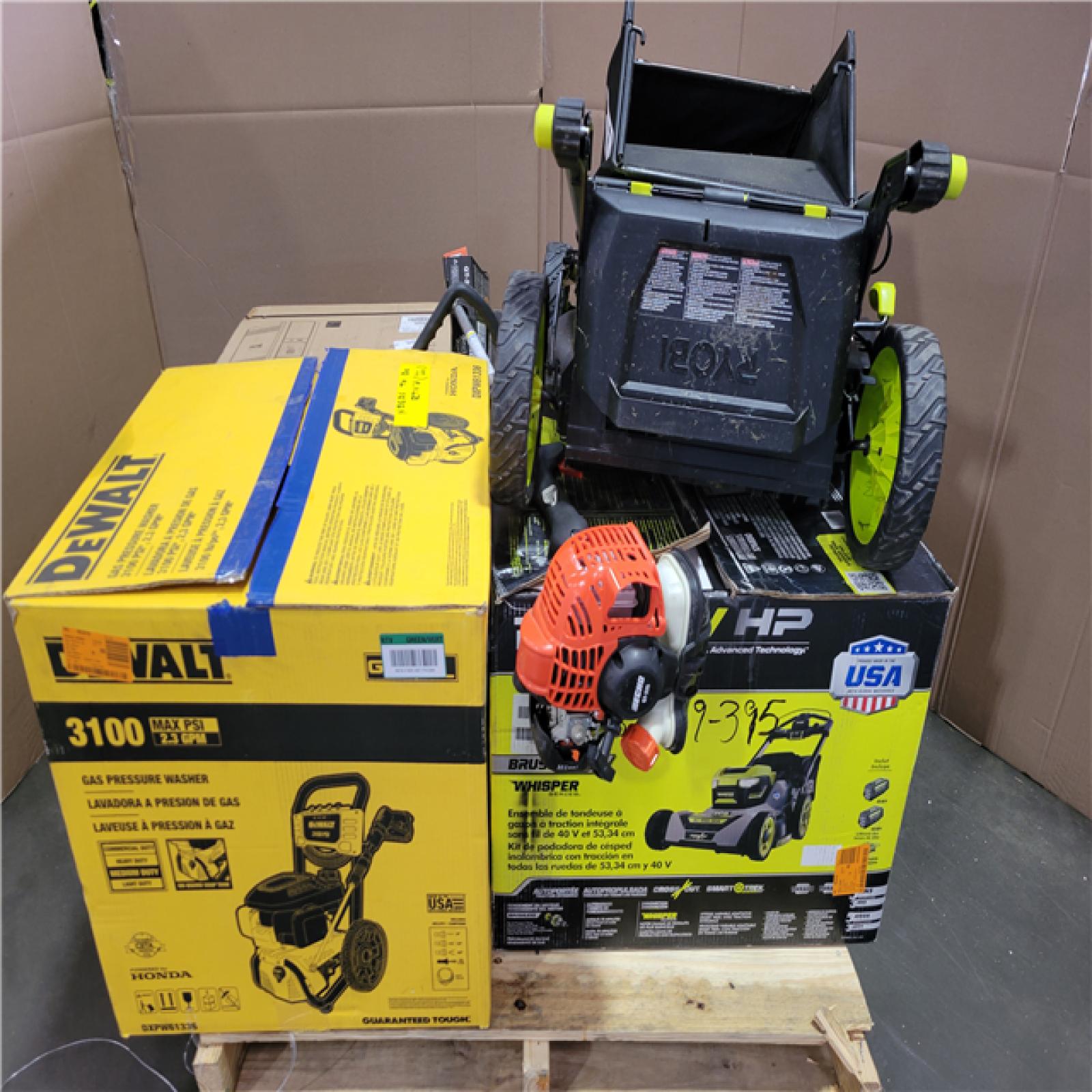 CALIFORNIA AS-IS OUTDOOR POWER EQUIPMENT