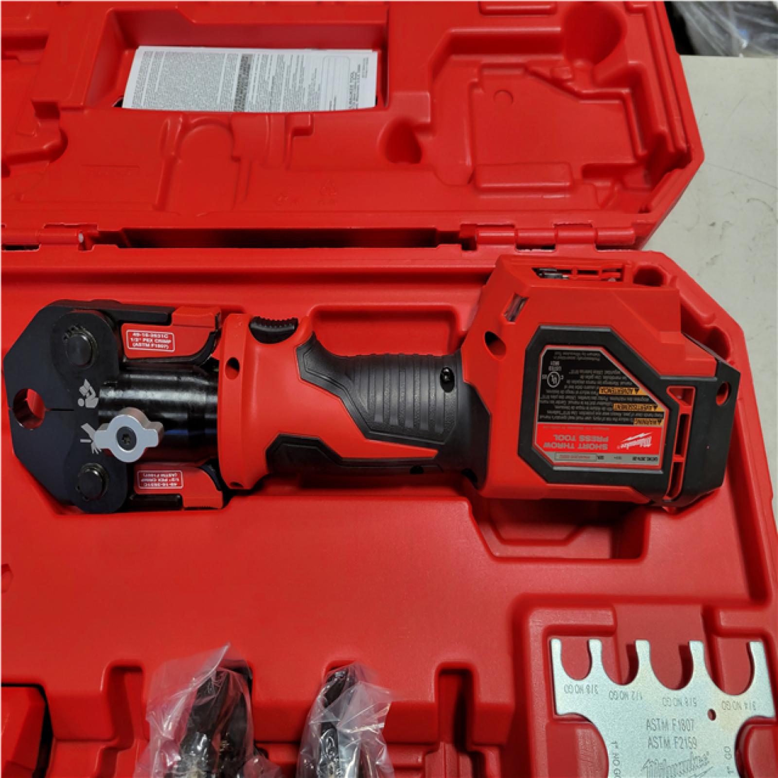 CALIFORNIA AS-IS MILWAUKEE M18 SHORT THROW PRESS TOOL