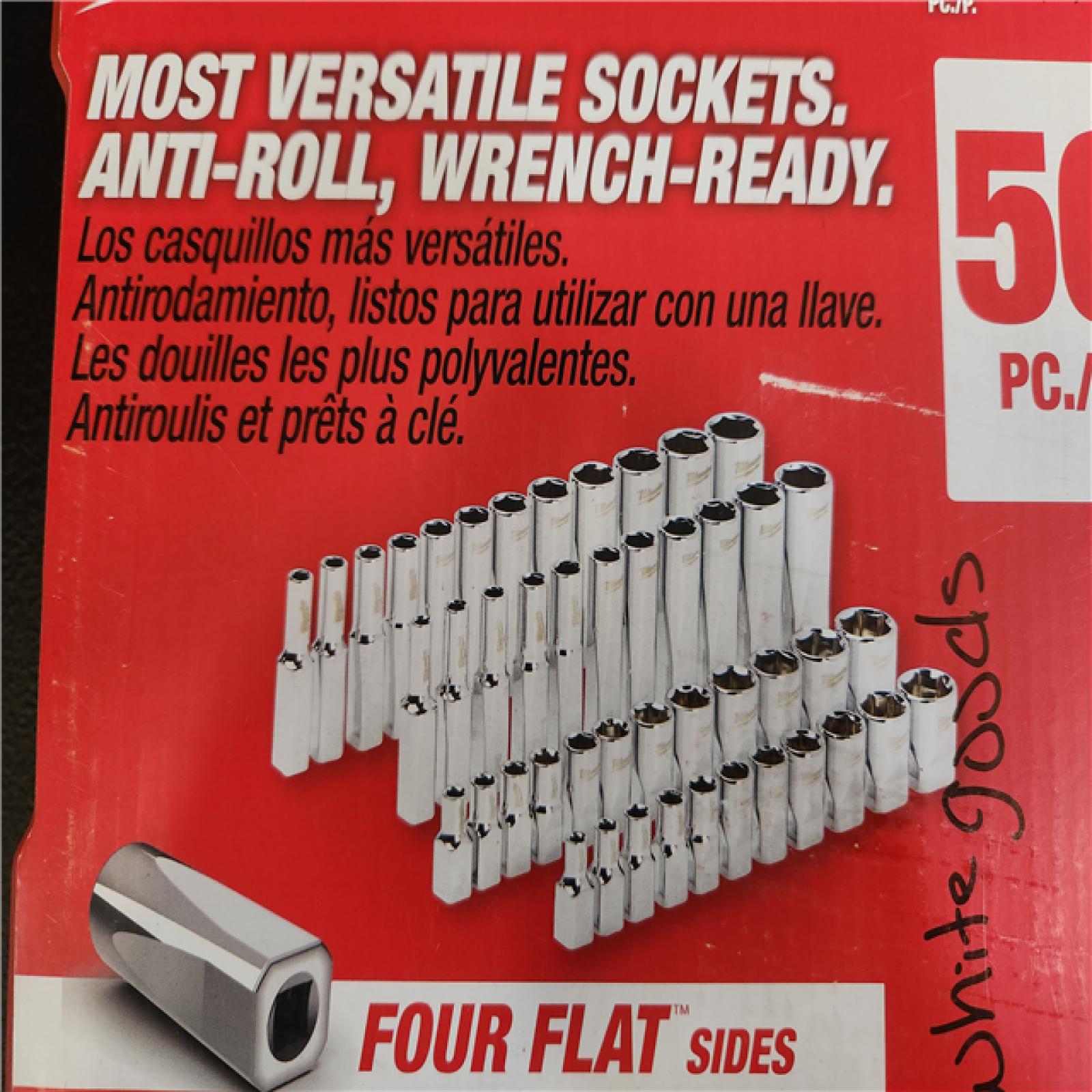 Phoenix NEW Milwaukee 1/4 in. Drive SAE/Metric Ratchet and Socket Mechanics Tool Set (50-Piece) (SEALED)