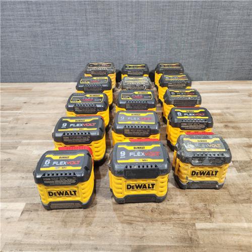 HOUSTON LOCATION - AS - IS DEWALT BATTERY PACK QTY - 15