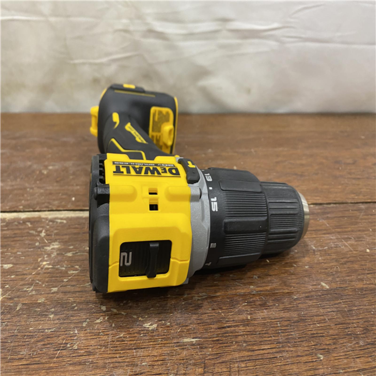 AS-IS DEWALT ATOMIC 20-Volt Lithium-Ion Cordless 1/2 in. Compact Hammer Drill with 3.0Ah Battery, Charger and Bag