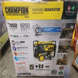 Phoenix NEW  Champion Power Equipment 7850/6250-Watt Recoil Start Gasoline and Propane Powered Dual Fuel Portable Generator with CO Shield