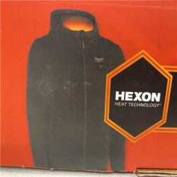 NEW - Milwaukee Men's Medium 12-Volt Lithium Ion Cordless Black Heated Hooded Jacket (Jacket Only)