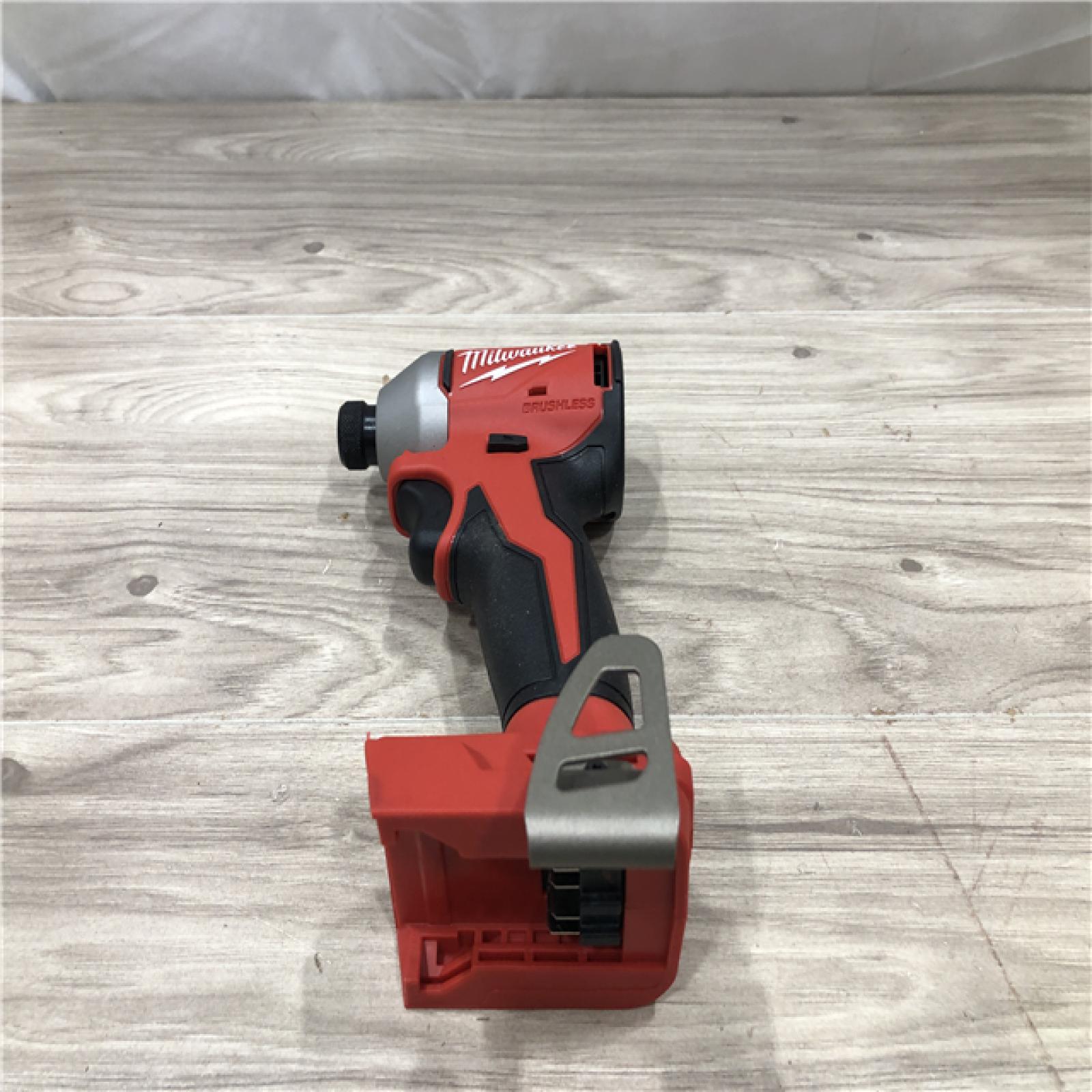 AS-IS Milwaukee M18 Compact Brushless 1/4  Hex Impact Driver Kit