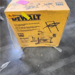 NEW- DEWALT 15 Amp Corded 8-1/4 in. Compact Jobsite Tablesaw with Compact Table Saw Stand