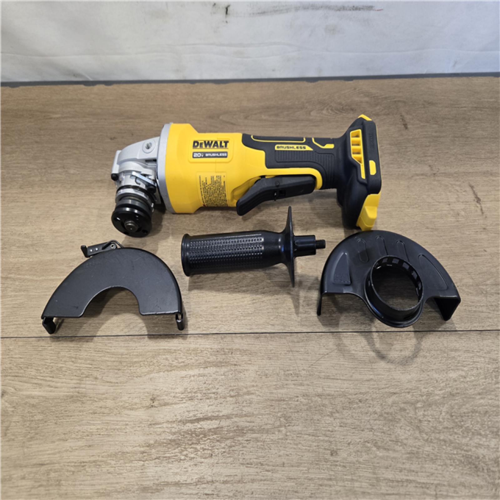 AS-IS DEWALT 20V MAX Cordless 4-1/2 in. Angle Grinder (Tool Only)