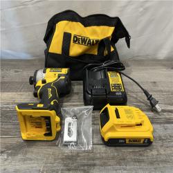 AS-IS DEWALT Atomic 20V Max Lithium-Ion Brushless Cordless Compact 1/4 in. Impact Driver Kit