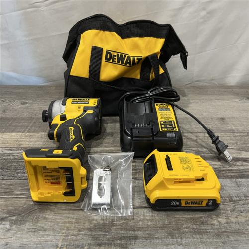 AS-IS DEWALT Atomic 20V Max Lithium-Ion Brushless Cordless Compact 1/4 in. Impact Driver Kit
