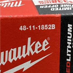 NEW - Milwaukee 18-Volt Lithium-Ion XC Extended Capacity 5.0 Ah Battery Pack (2-Pack)
