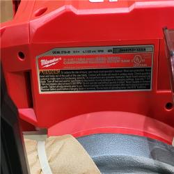 HOUSTON LOCATION - AS-IS (APPEARS LIKE NEW) Milwaukee M18 FUEL 7-1/4 in. Cordless Brushless Dual-Bevel Sliding Compound Miter Saw (Tool Only)