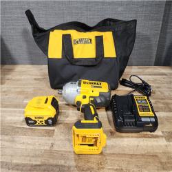 Houston Location AS-IS DEWALT 20V MAX Lithium-Ion Cordless 1/2 in. Impact Wrench Kit