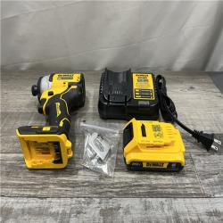 AS-IS DEWALT Atomic 20V Max Lithium-Ion Brushless Cordless Compact 1/4 in. Impact Driver Kit