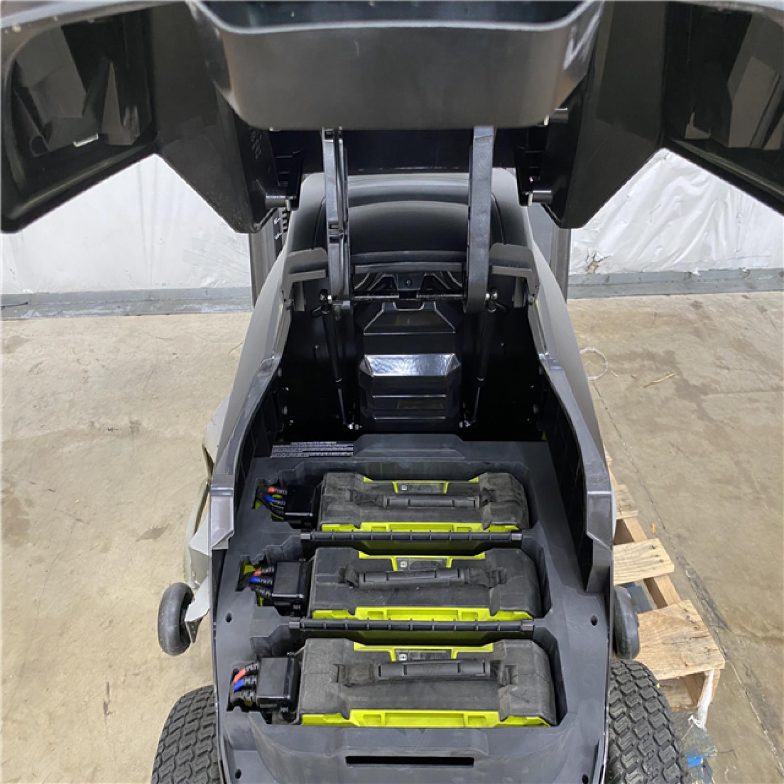 Houston Location AS IS - Ryobi 80v 42in, Cutting Width Riding Mower