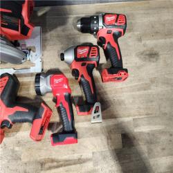 HOUSTON LOCATION - AS-IS (APPEARS LIKE NEW) M18 18-Volt Lithium-Ion Cordless Combo Kit 7-Tool with 2-Batteries  Charger and Tool Bag