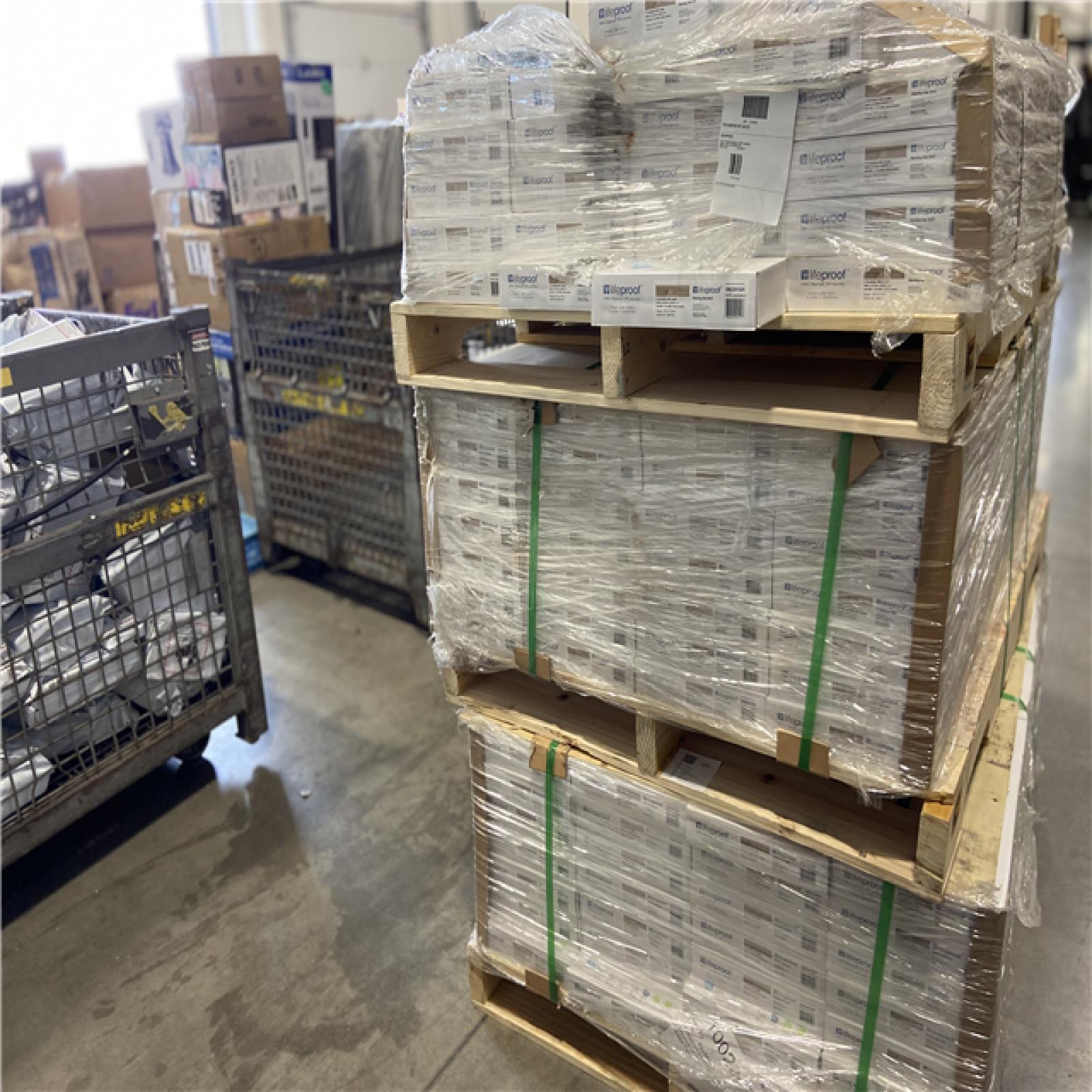 DALLAS LOCATION - Lifeproof Sterling Oak 6 MIL x 8.7 in. W x 48 in. L Click Lock Waterproof Luxury Vinyl Plank Flooring (20.1 sqft/case) 76 (CASES)
