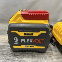 AS-IS DEWALT 20V/60V MAX FLEXVOLT Lithium-Ion 9.0Ah Battery and Charger Starter Kit