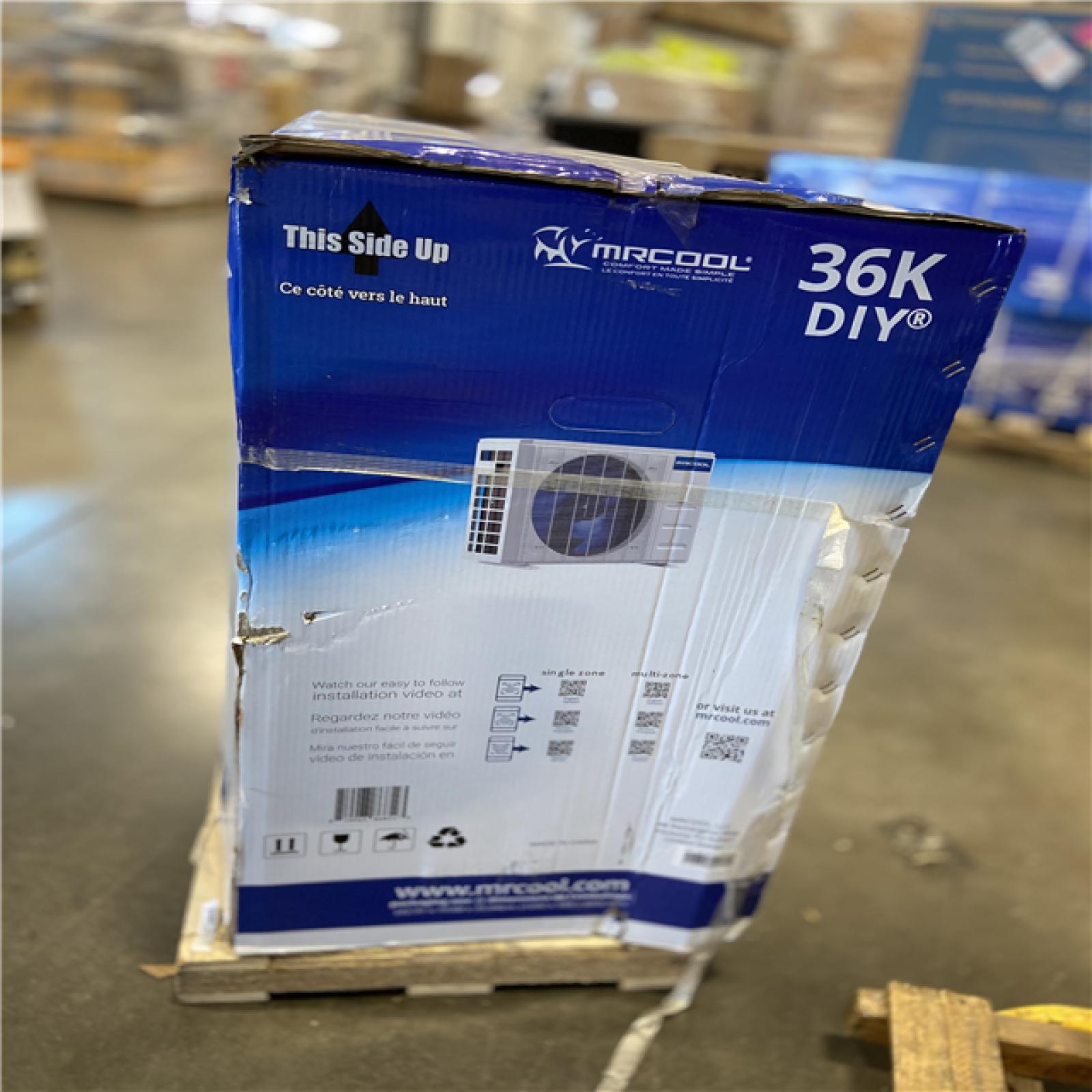 DALLAS LOCATION - MRCOOL DIY 36,000 BTU 3-Ton Mini Split Heat Pump Condenser with 25 ft. Pre-Charged Line-Set and DIY Installation Kit 208V/230V