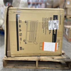 DALLAS LOCATION-AS-IS HUSKY 46IN 9-DRAWER MOBILE WORKBENCH SOLID WOOD TOP IN GLOSS BLACK