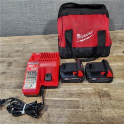 HOUSTON LOCATION - AS-IS Milwaukee 18V Cordless Brushed 2-Tool Drill/Driver and Impact Driver Kit