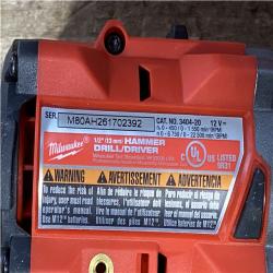 Houston Location AS-IS Milwaukee FUEL Hammer Drill Driver and Battery