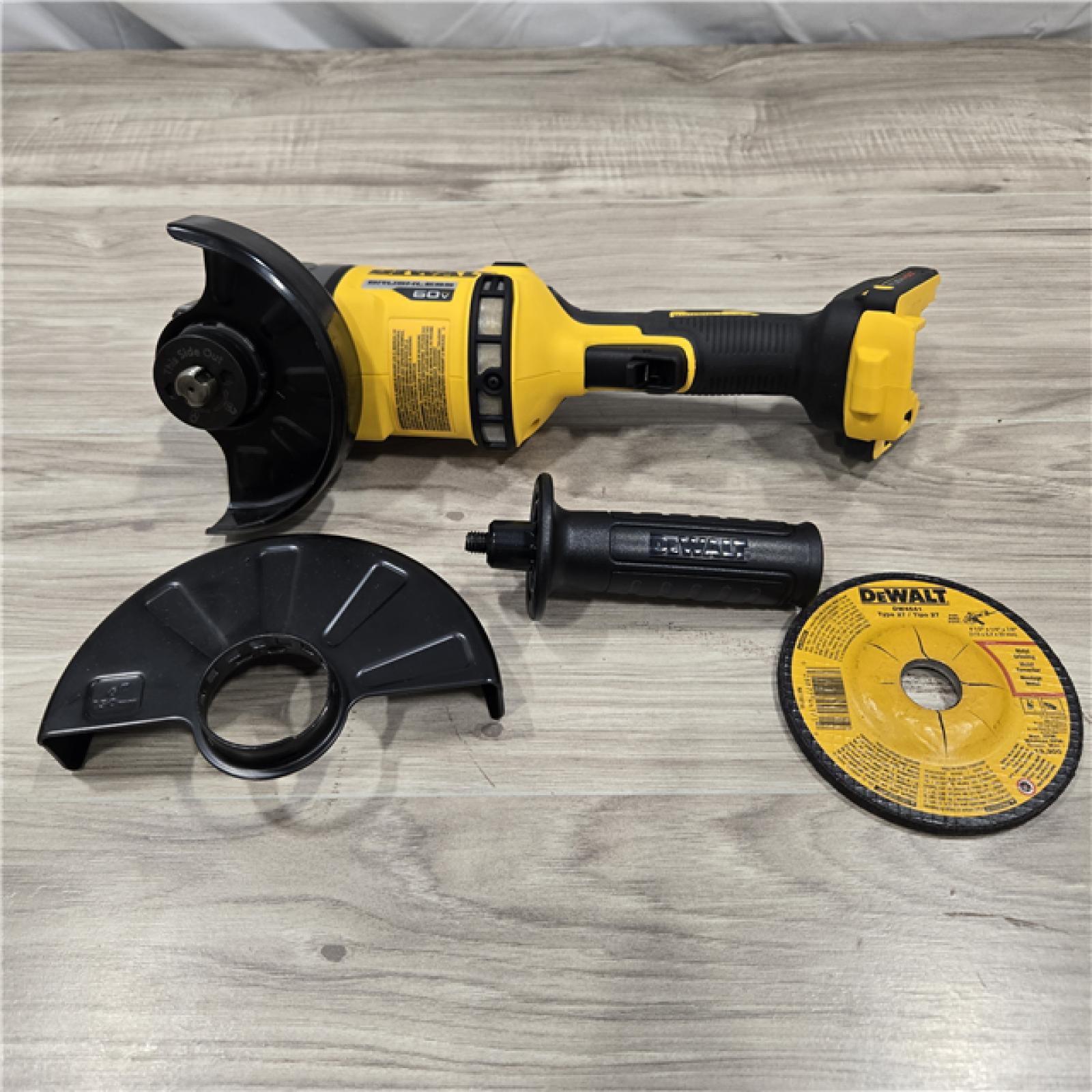 LIKE NEW! - DEWALT 60V MAX Cordless Small Angle Grinder with Kickback Brake (Tool Only)