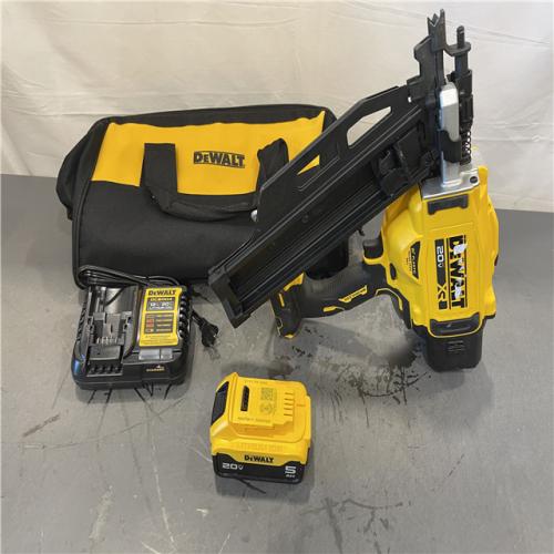 AS-IS - DeWalt 20V 3-1/2 in. 21 Degree Cordless Framing Nailer Kit