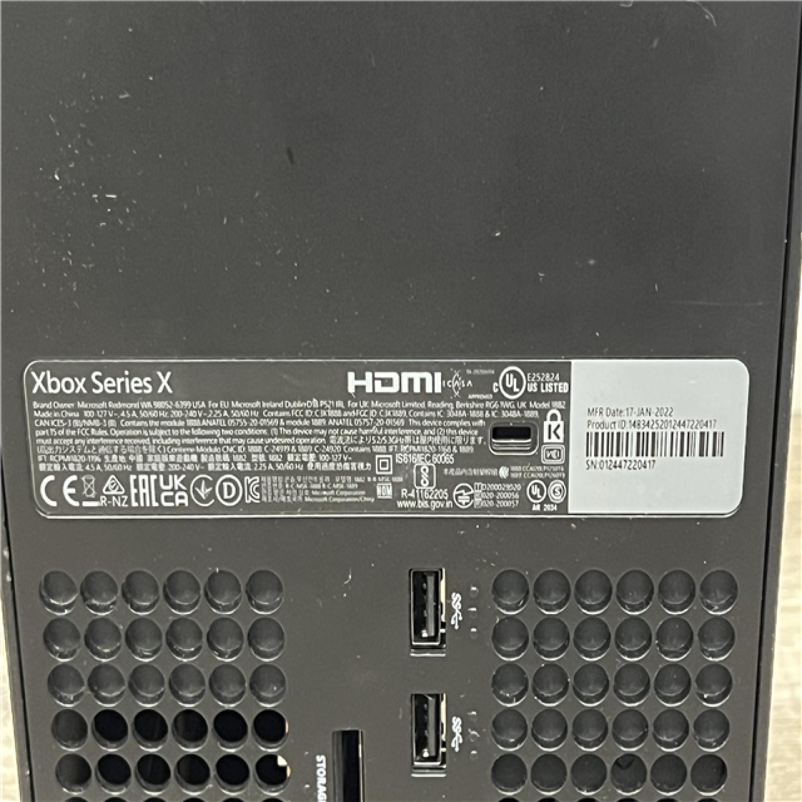 AS-IS Microsoft Xbox Series X 1TB Carbon Black