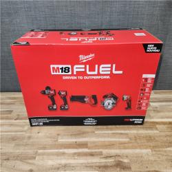 HOUSTON LOCATION - AS-IS (NEW) Milwaukee M18 FUEL 18V Lithium-Ion Brushless Cordless 5-Tool Combo Kit with Two 5.0 Ah Batteries  1 Charger 1 Tool Bag