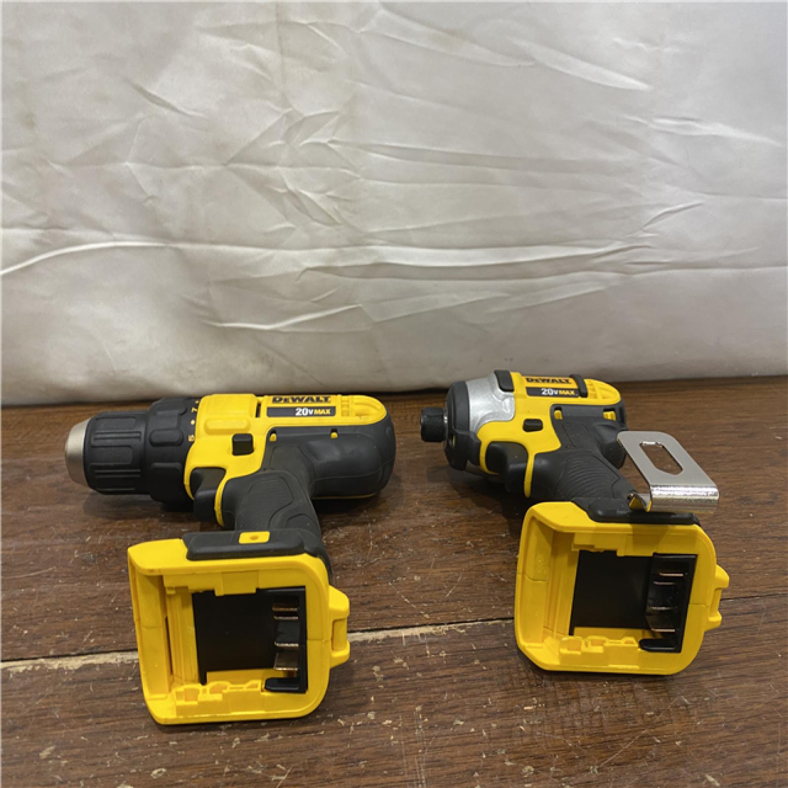 AS-IS DeWALTA® 20V MAX Cordless Drill Driver/Impact Driver Combo Kit 1.3 Ah Lithium Ion