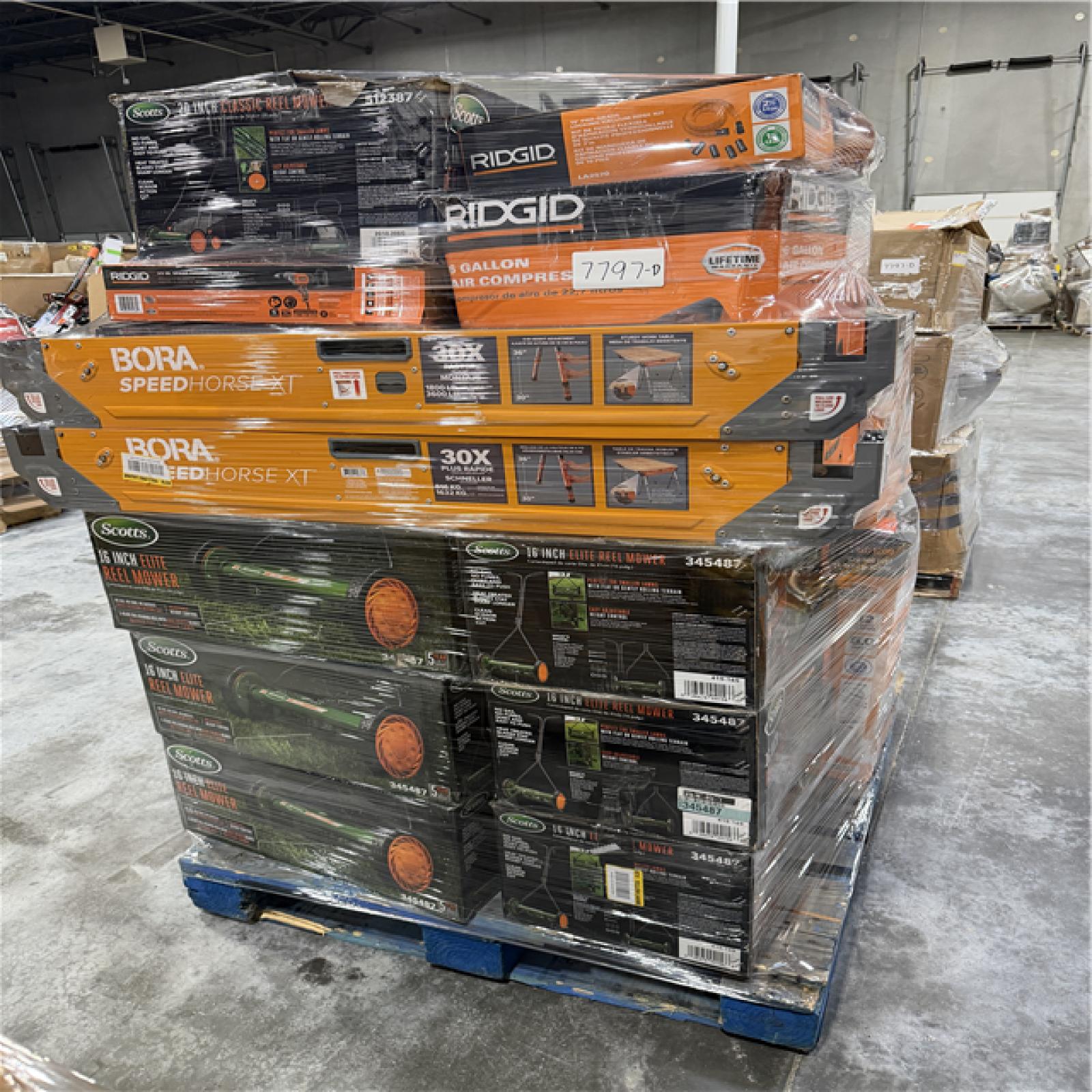 Atlanta Location AS-IS Tools Partial Truckload (6 Pallets) 7797-D