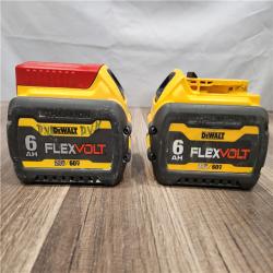 AS-IS - DEWALT FLEXVOLT 20V/60V MAX Lithium-Ion 6.0Ah Battery Pack (2 Pack)