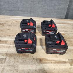 Houston Location AS-IS Milwaukee FORGE Batteries QTY/4