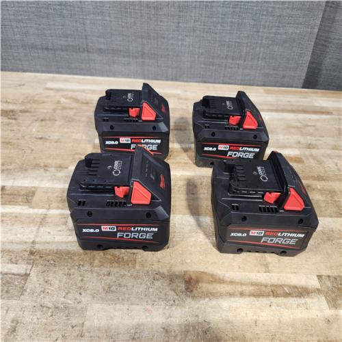 Houston Location AS-IS Milwaukee FORGE Batteries QTY/4