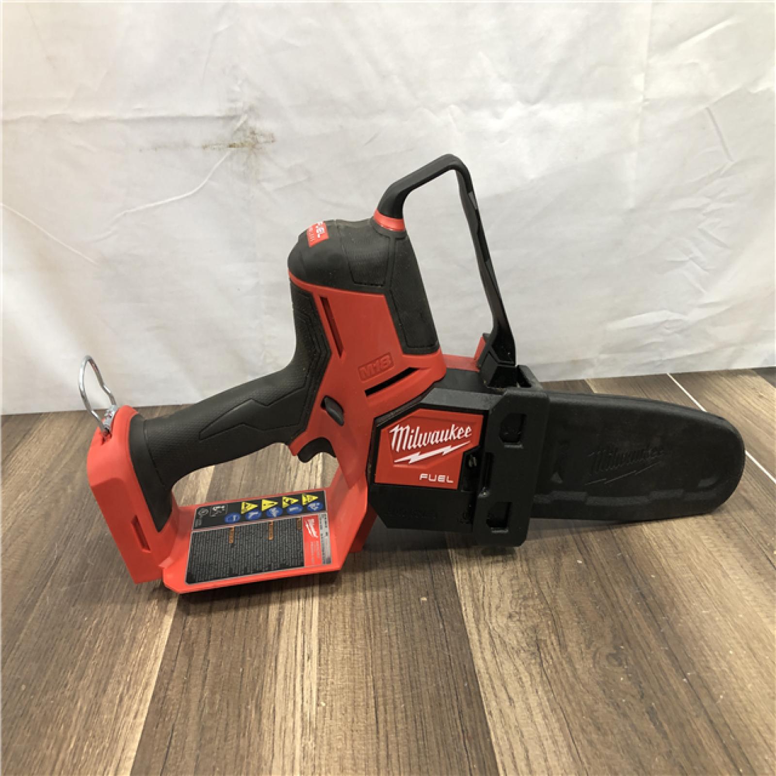 AS-IS Milwaukee FUEL 18V Lithium-Ion Brushless Battery 8 in. HATCHET Pruning Saw (Tool-Only)