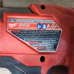 HOUSTON LOCATION - AS-IS Milwaukee FUEL 18-Volt Lithium-Ion Brushless Cordless 18-Gauge 1/4 in. Narrow Crown Stapler (Tool-Only)