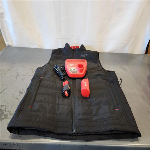 AS-IS- Heated Vest Polyester Zipper Men L