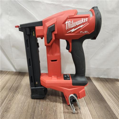 AS-IS- MILWAUKEE FUEL 18V Cordless 18-Gauge 1/4 in. Narrow Crown Stapler (Tool-Only)