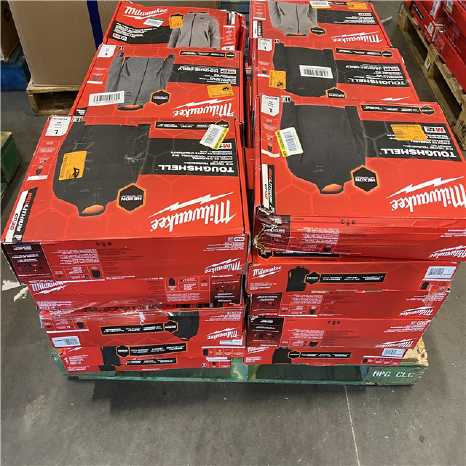 DALLAS LOCATION - AS-IS MILWAUKEE JACKET PALLET (30 COUNT)