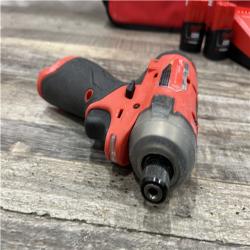 AS-IS Milwaukee FUEL SURGE 12V Lithium-Ion Brushless Cordless 1/4 in. Hex Impact Driver Compact Kit
