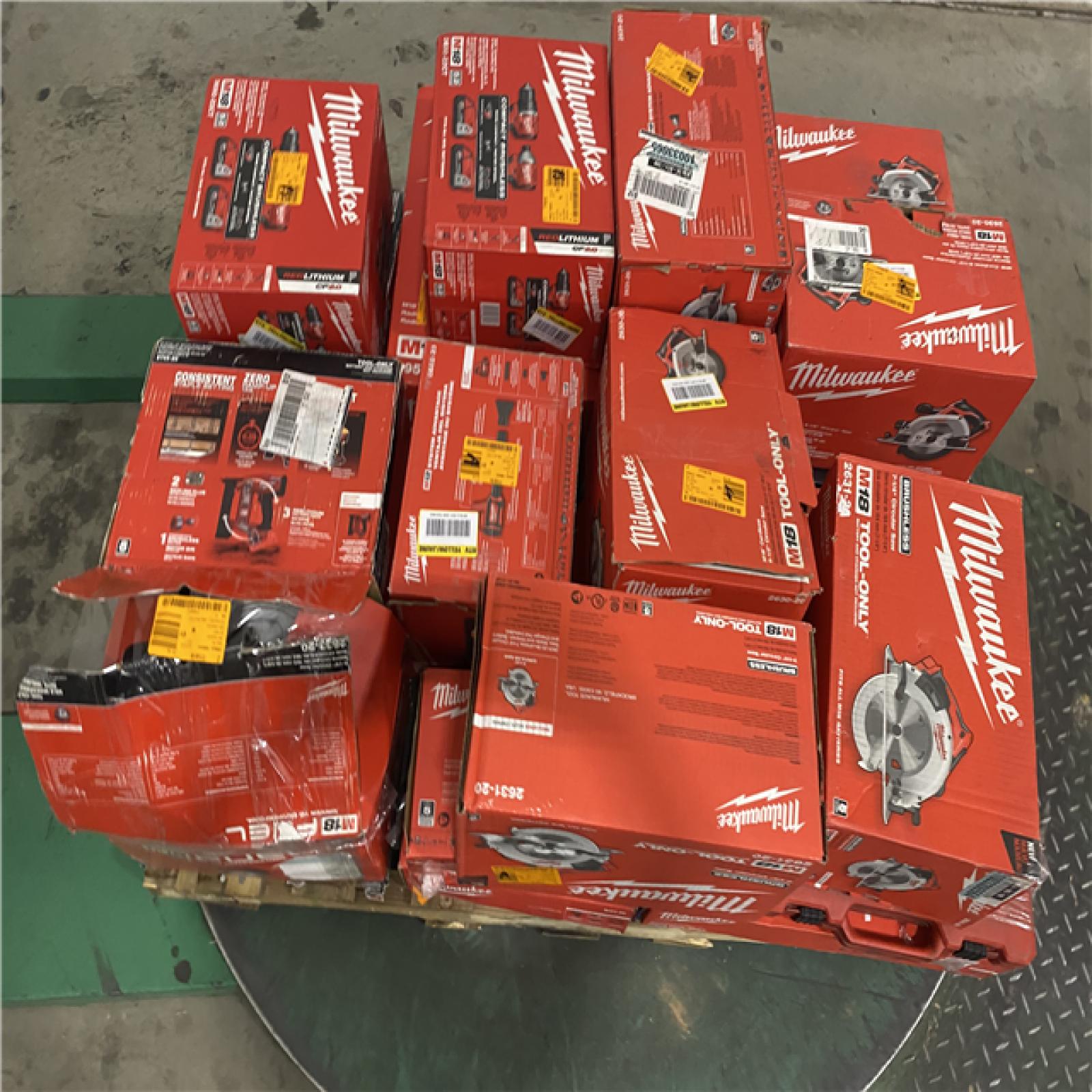 Dallas Location - As-Is MILWAUKEE Tool Pallet