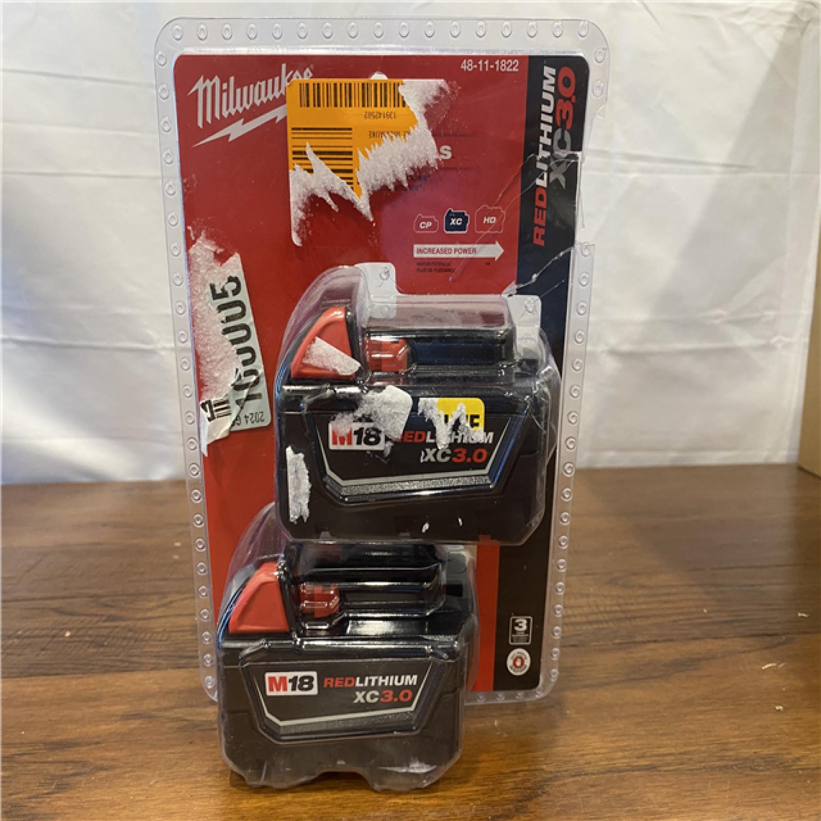 NEW! Milwaukee XC Extended Capacity Battery Pack 3.0Ah (2-Pack)