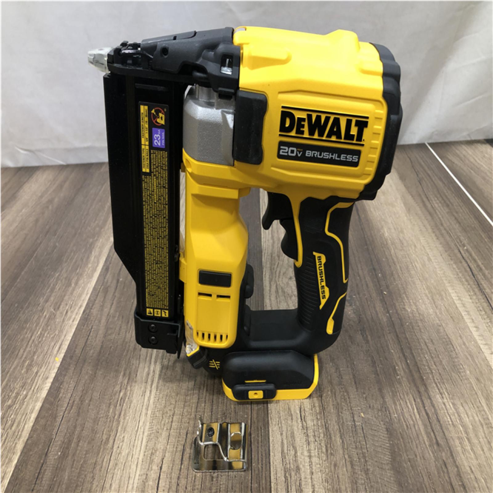 AS-IS DEWALT ATOMIC 20V MAX Lithium Ion Cordless 23 Gauge Pin Nailer (Tool Only)
